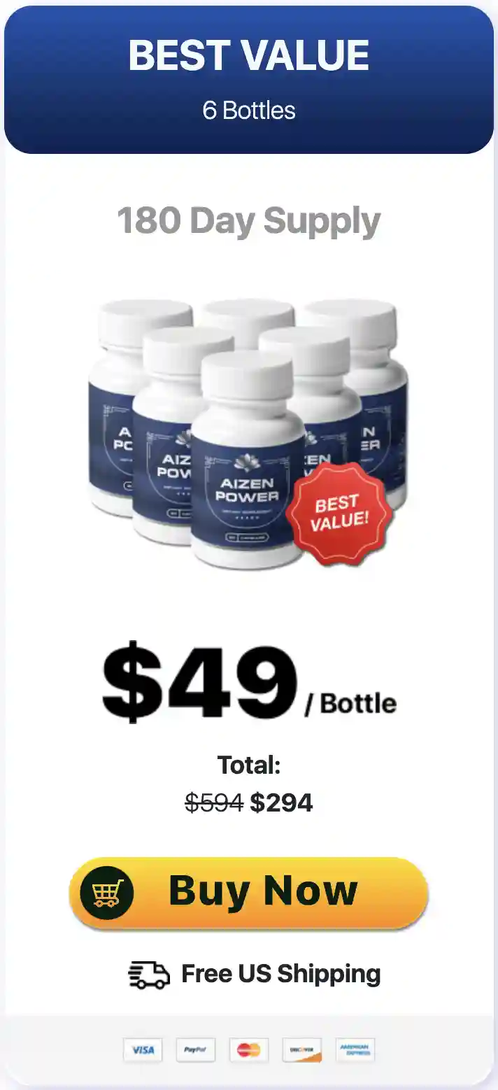 Aizen Power 6 bottle package